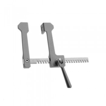 Finochietto-Infant Rib Spreader For Babies Aluminium, Size of Lateral Blades - Spread 15 x 15 mm - 75 mm